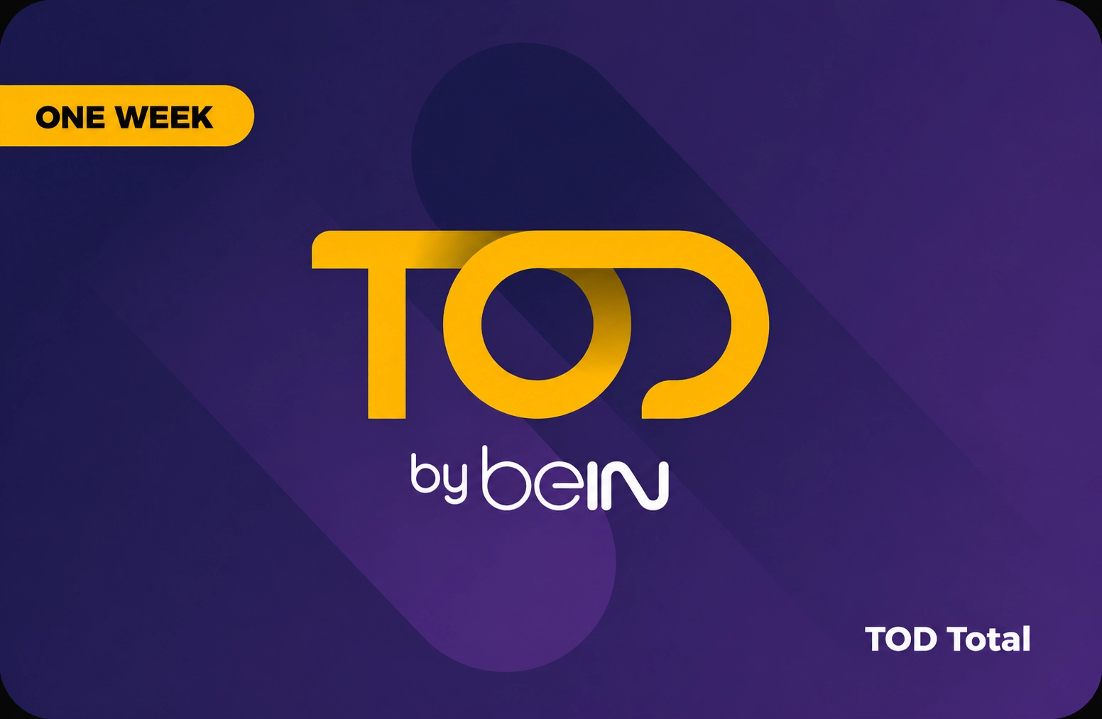 TOD by beIN | اشتراكات تود الرسمية (كود تفعيل)